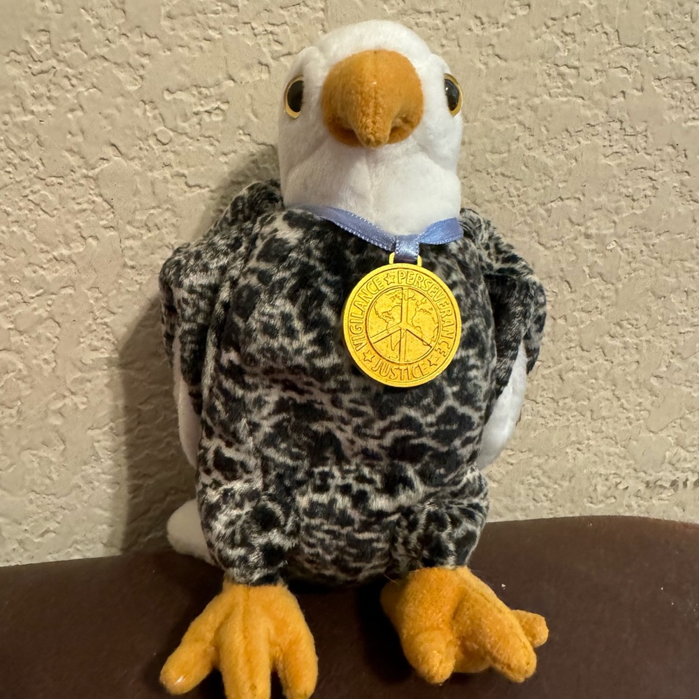 Vintage WT 2003 Ty Beanie Babies Valor Eagle